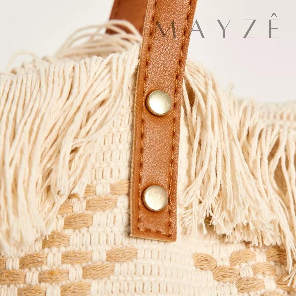 Loja Mayzê, Bolsa Muriel, bolsa espaçosa, bolsa de palha, bolsa de verão, bolsa da moda, bolsa de praia, bolsa grande, bolsa tote bag, bolsa moda praia, loja mayze, bolsa em promoção, bolsa de verão.