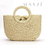 Loja Mayzê, Bolsa Isa, bolsa de palha, bolsa de verão, bolsa da moda, bolsa de praia, bolsa meia-lua, bolsa geométrica, bolsa moda praia, loja mayze, bolsa em promoção, bolsa de verão.