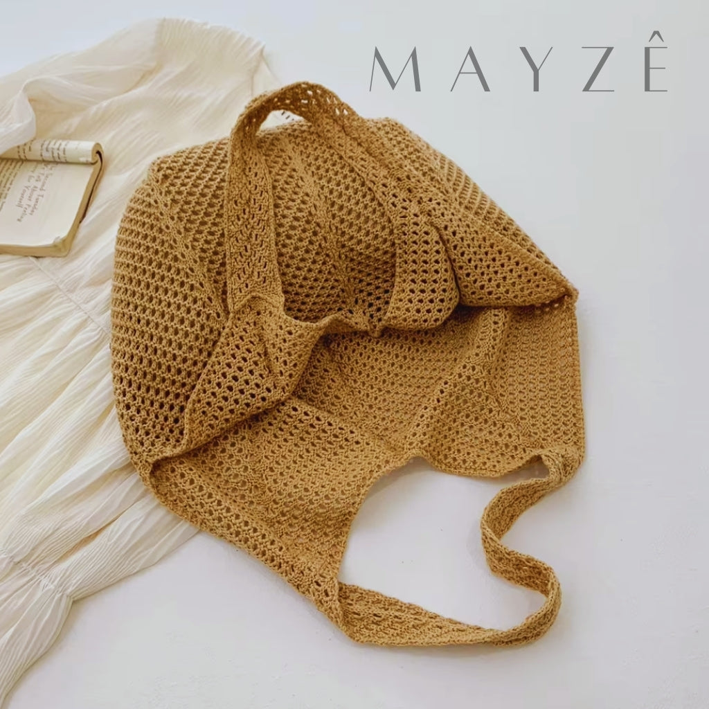 Bolsa Feminina Tricot Hazel, Loja Mayzê, Bolsa Hazel, bolsa de palha, bolsa de verão, bolsa da moda, bolsa de praia, bolsa grande, bolsa espaçosa, bolsa tote bag, bolsa moda praia, loja mayze, bolsa em promoção, bolsa de verão, www.lojamayze.com.br,www.lojamayze.com