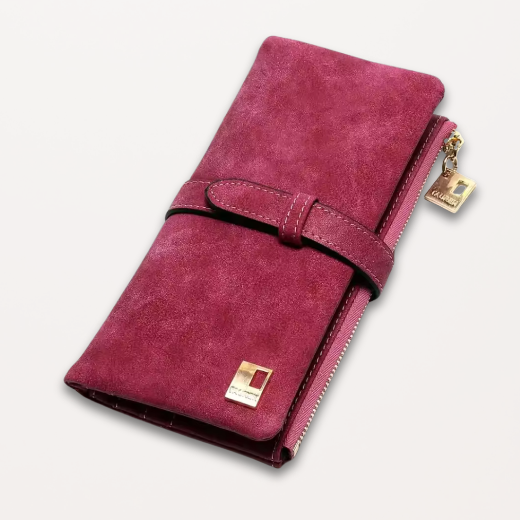 Carteira Feminina de Camurça Tarsila, carteira feminina, carteira de mulher elegante, loja mayzê, mayzê, www.lojamayze.com.br, www.lojamayze.com