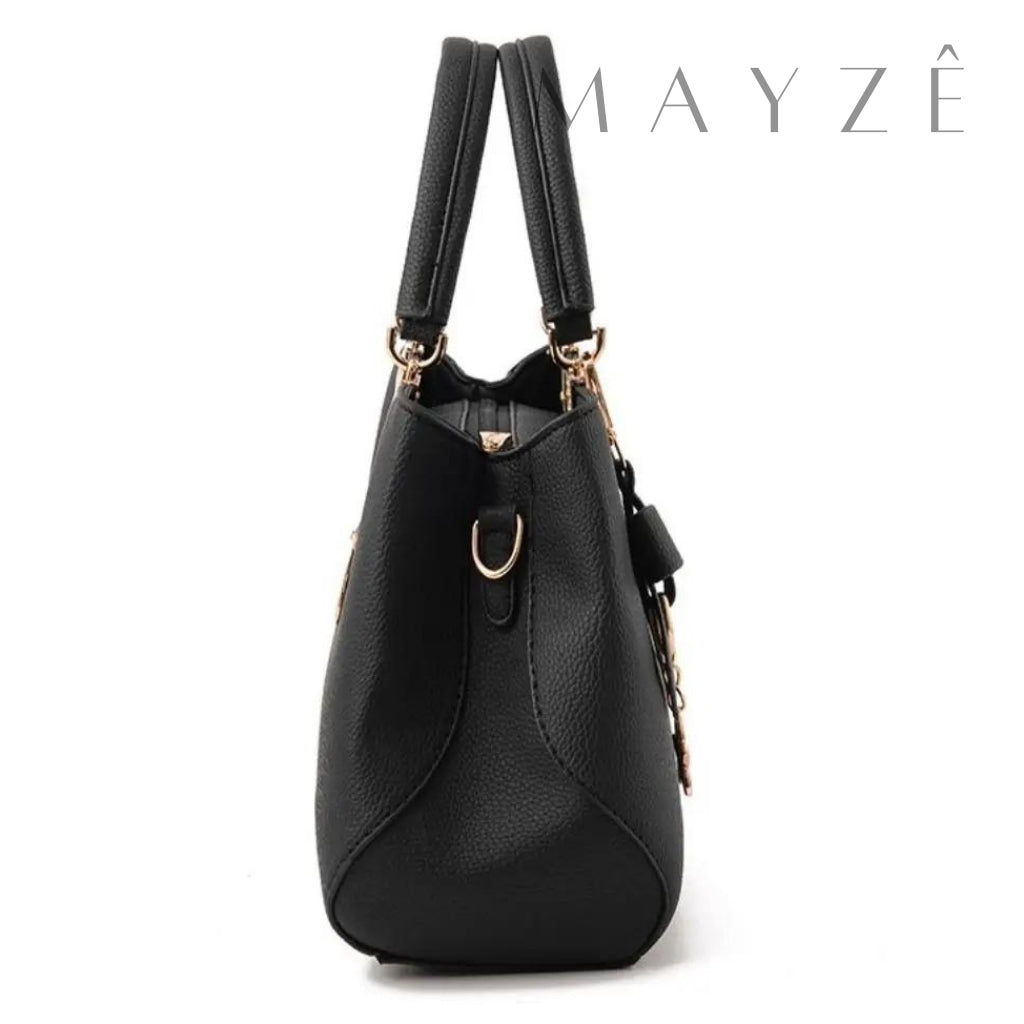 Loja Mayzê, Bolsa Juliette, bolsa feminina, bolsa grande, bolsa espaçosa, bolsa de couro, bolsa elegante, bolsa de ombro, bolsa tiracolo, loja mayze