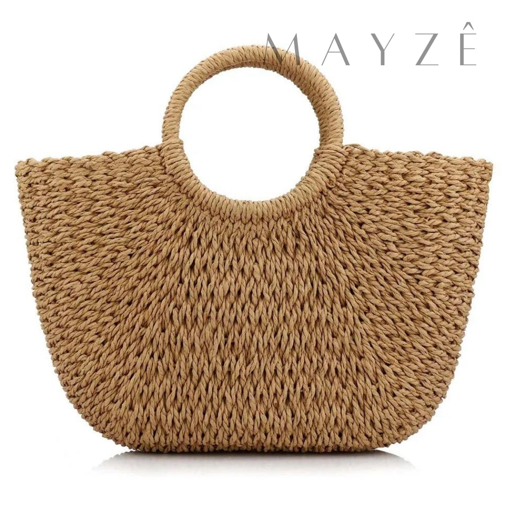 Loja Mayzê, Bolsa Isa, bolsa de palha, bolsa de verão, bolsa da moda, bolsa de praia, bolsa meia-lua, bolsa geométrica, bolsa moda praia, loja mayze, bolsa em promoção, bolsa de verão.