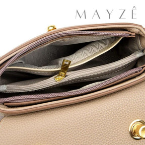 Loja Mayzê, Bolsa Jennifer, bolsa de couro legítimo, bolsa de couro, bolsa simples, bolsa elegante, bolsa versátil, bolsa elegante, bolsa para compor look, bolsa retrô, bolsa em promoção, mayzê, mayze