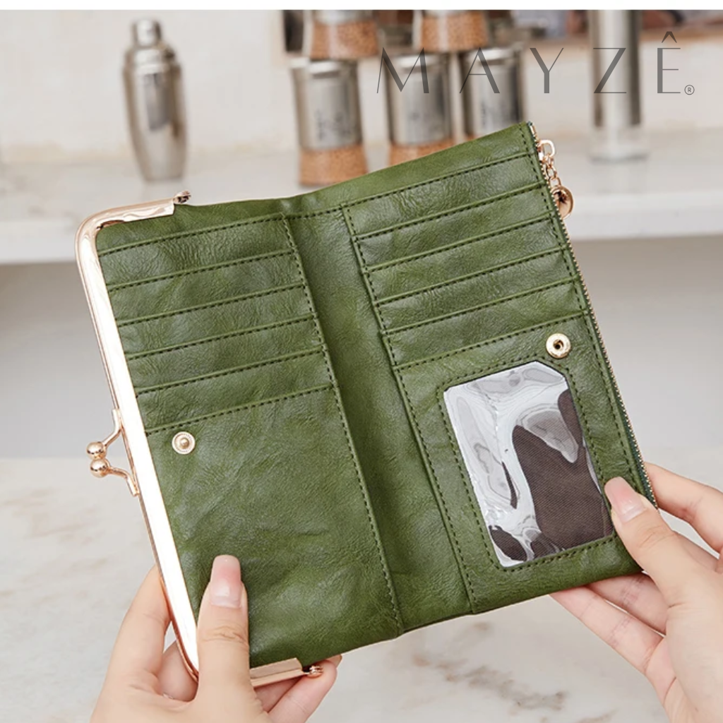 Loja Mayzê, carteira ana, carteira compacta, carteira feminina, carteira pequena, carteira fina