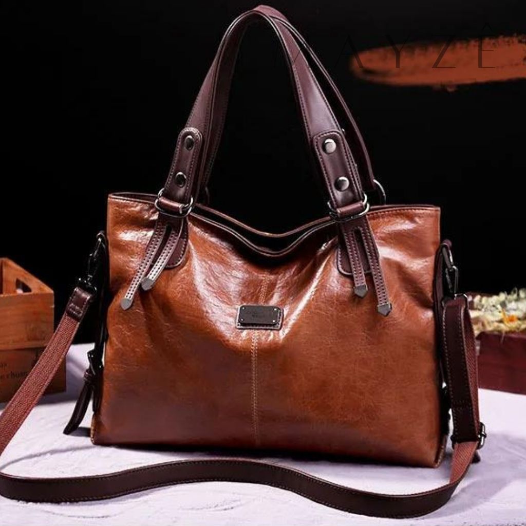 Loja Mayzê, Bolsa Desirée, Bolsa tote bag, tote bag, bolsa espaçosa, bolsa de grife, bolsa de luxo, bolsa grande, bolsa feminina, bolsa em promoção, bolsa para o dia-a-dia, mayzê, mayze, bolsa de couro marrom