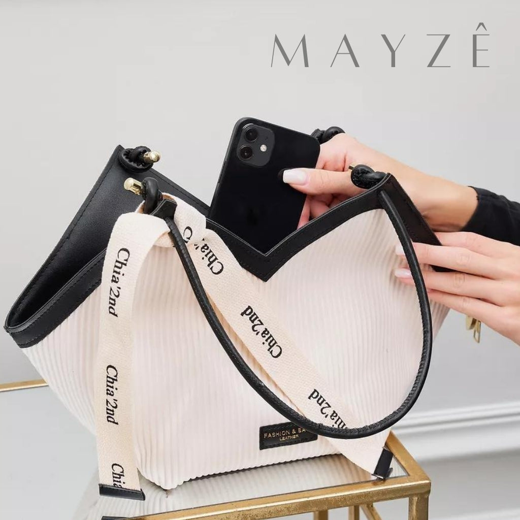 Loja Mayzê, Bolsa Virginia, Bolsa tote, bolsa grande, bolsa espaçosa, bolsa feminina, tote bag, bolsa versátil, bolsa charmosa, bolsa em promoção, loja mayze