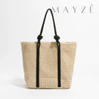 Loja Mayzê, Bolsa Letícia, bolsa de palha, bolsa de verão, bolsa da moda, bolsa de praia, bolsa grande, bolsa espaçosa, bolsa tote bag, bolsa moda praia, loja mayze, bolsa em promoção, bolsa de verão.