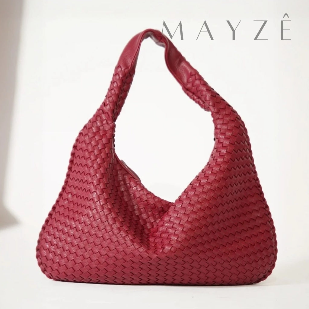 Loja Mayzê, Bolsa de ombro grande anne, bolsa grande, bolsa de ombro, bolsa trançada, bolsa da moda, bolsa do tiktok, bolsa elegante, bolsa bottega veneta, bolsa em promoção, bolsa de luxo, bolsa em alta, bolsa erika. lojamayze.com, lojamayze.com.br