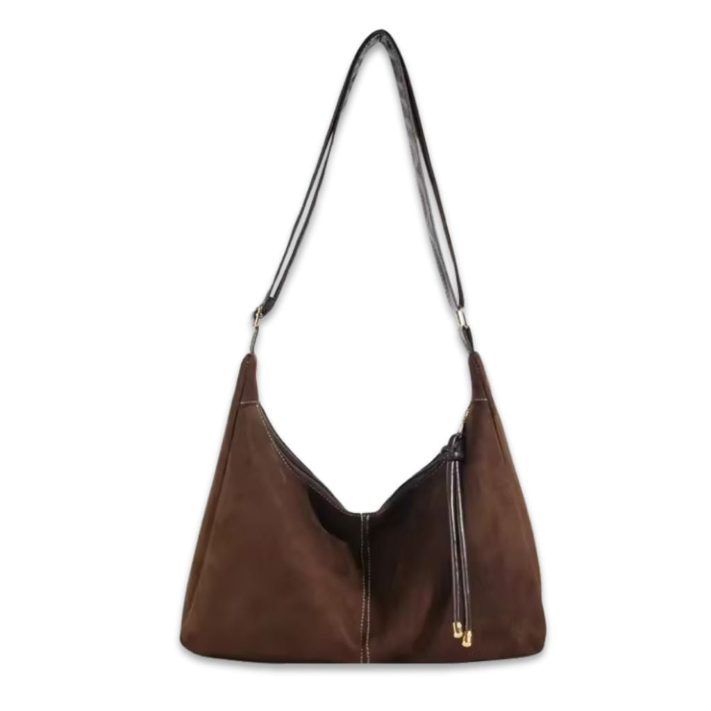 Bolsa Hobo Camurça Média Harper, Loja Mayzê, camurça, bolsa de camurça mayze, lojamayze.com, lojamayze.com.br