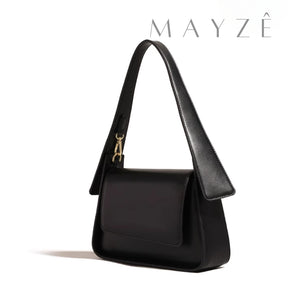 Bolsa de Ombro Minimalista Isabel, Loja Mayzê, Bolsa Isabel, bolsa de grife, bolsa diferente, bolsa em alta, bolsa da moda, bolsa imponente, bolsa de festa, bolsa de mão, bolsa em promoção, bolsa de couro, mayzê, mayze, lojamayze.com, lojamayze.com.br