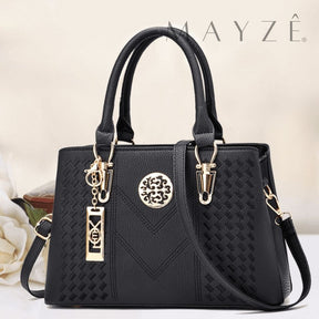 Bolsa Tote Casual Média Cecília, Bolsa feminina, bolsa grande, bolsa versátil, bolsa elegante, bolsa de ombro, bolsa espaçosa, bolsa de mulher, www.lojamayze.com.br,www.lojamayze.com