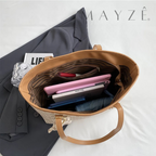 Loja Mayzê, Bolsa Talita, bolsa grande, bolsa de rouro pu, bolsa de ombro, bolsa bonita, bolsa elegante, bolsa barata, bolsa com chaveiro