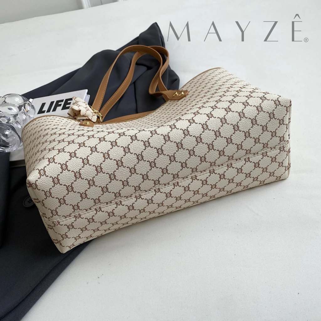 Loja Mayzê, Bolsa Talita, bolsa grande, bolsa de rouro pu, bolsa de ombro, bolsa bonita, bolsa elegante, bolsa barata, bolsa com chaveiro