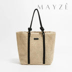 Loja Mayzê, Bolsa Letícia, bolsa de palha, bolsa de verão, bolsa da moda, bolsa de praia, bolsa grande, bolsa espaçosa, bolsa tote bag, bolsa moda praia, loja mayze, bolsa em promoção, bolsa de verão.