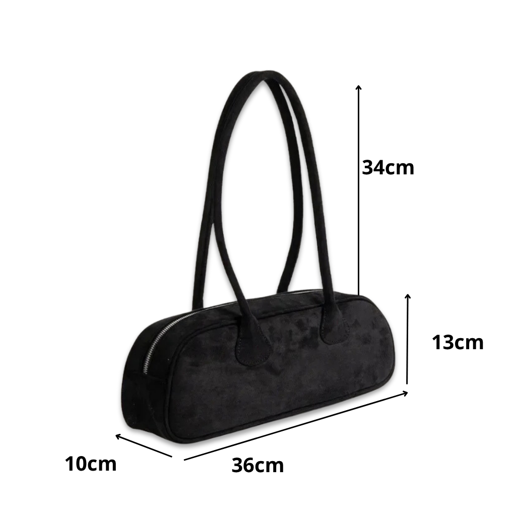 Bolsa Baguete Acamurçada Média Fantine™