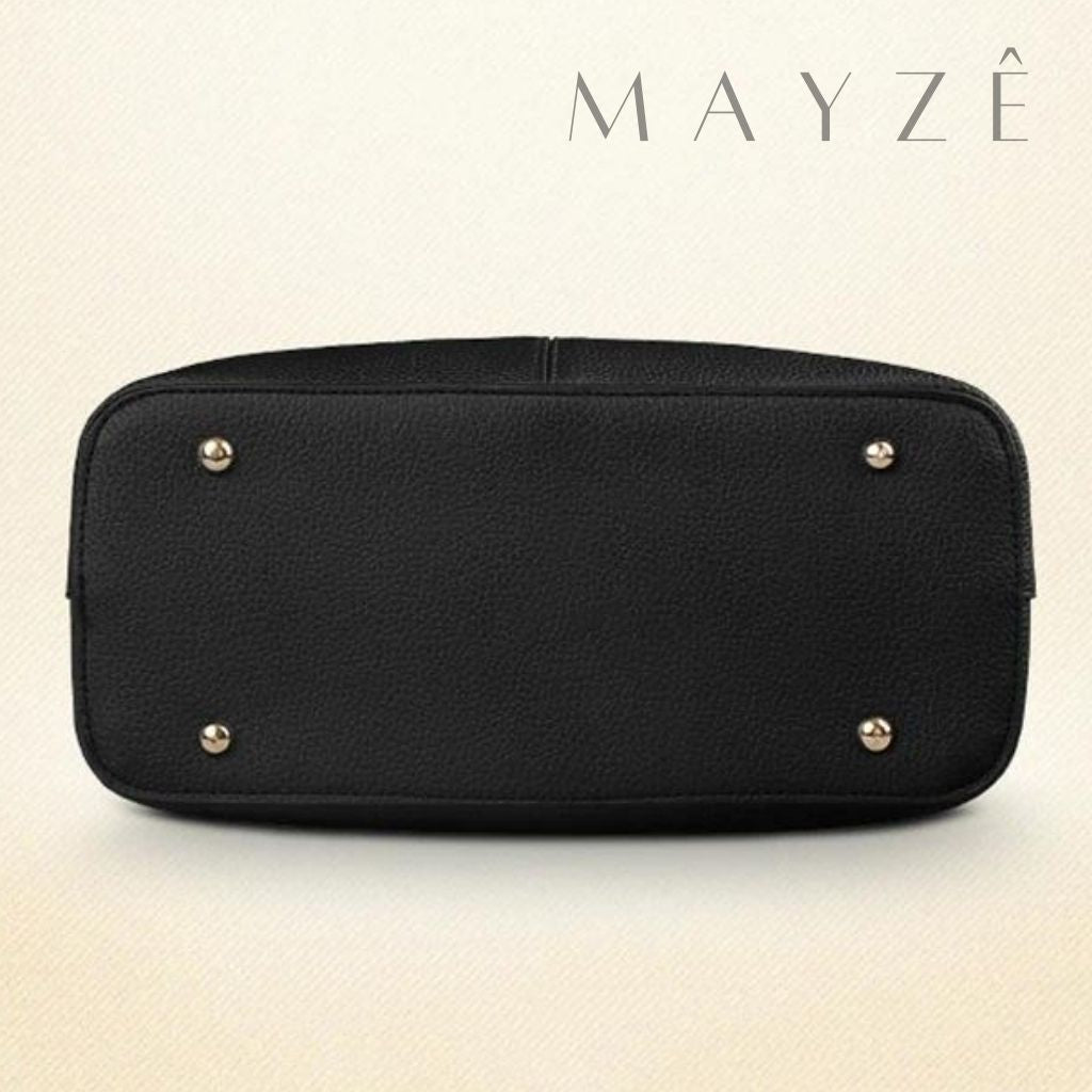 Loja Mayzê, Bolsa Ellen, Bolsa grande, bolsa espaçosa, bolsa elegante, bolsa de couro, bolsa feminina, bolsa tote bag, loja mayze