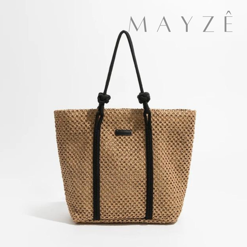 Bolsa Praia Grande Refinada Marisa, Loja Mayzê, Bolsa marisa, bolsa de palha, bolsa de verão, bolsa da moda, bolsa de praia, bolsa grande, bolsa espaçosa, bolsa tote bag, bolsa moda praia, loja mayze, bolsa em promoção, bolsa de verão, www.lojamayze.com.br,www.lojamayze.com