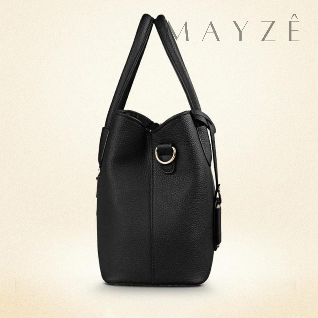 Loja Mayzê, Bolsa Ellen, Bolsa grande, bolsa espaçosa, bolsa elegante, bolsa de couro, bolsa feminina, bolsa tote bag, loja mayze