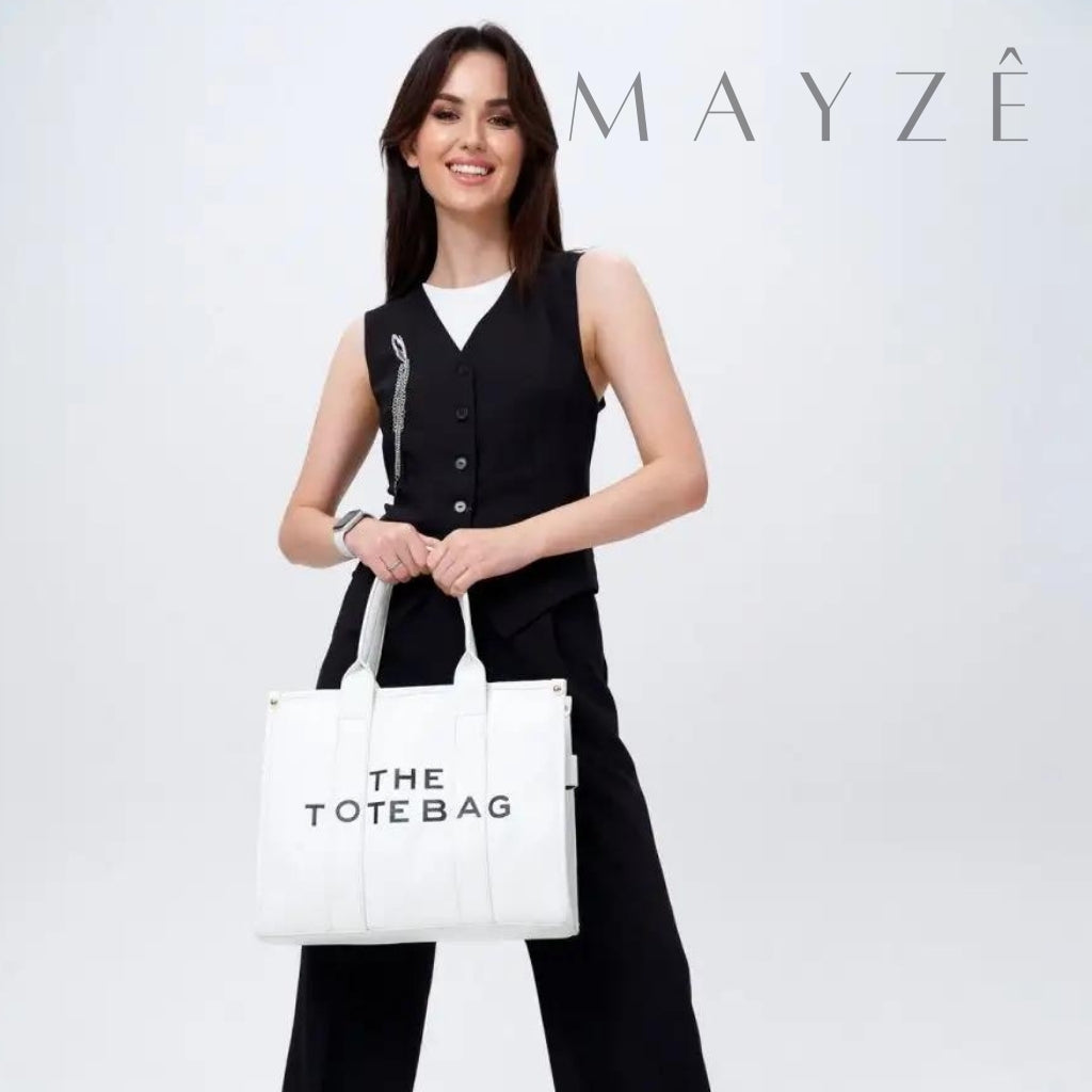 Loja Mayzê, Bolsa Carolina, Bolsa tote bag, the tote bag, marc jacobs, bolsa espaçosa, bolsa de grife, bolsa de luxo, bolsa grande, bolsa feminina, bolsa em promoção, bolsa para o dia-a-dia, mayzê, mayze