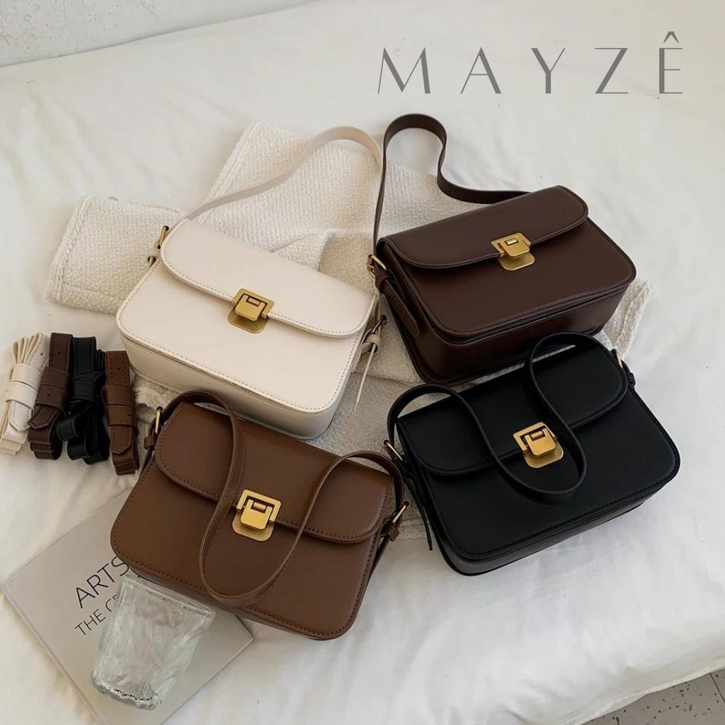 Bolsa De Ombro Flap Nágila, Loja Mayzê, Bolsa Nágila, bolsa de couro, bolsa de luxo, bolsa de grife, bolsa elegante, bolsa de festa, bolsa versátil, bolsa bonita, bolsa fashion, bolsa em promoção, mayze