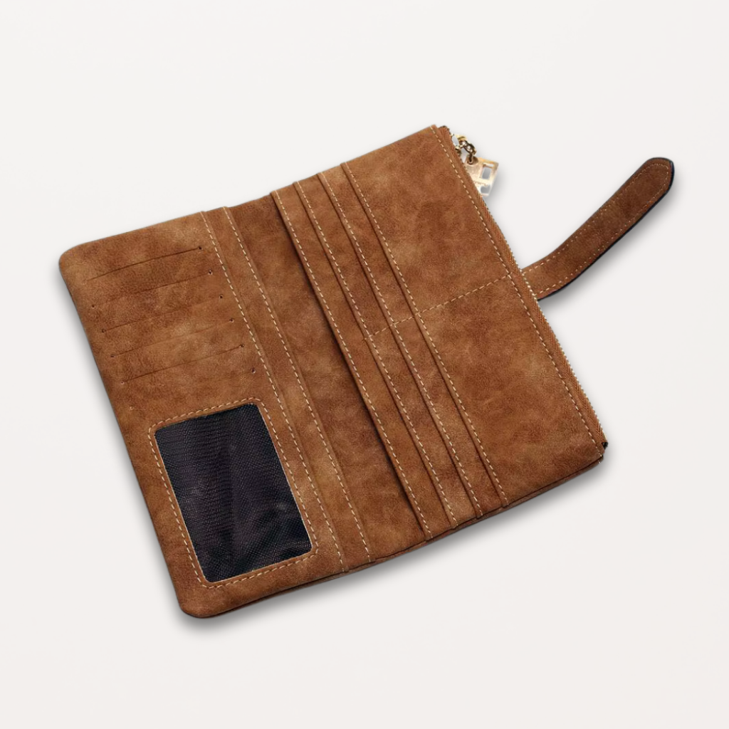 Carteira Feminina de Camurça Tarsila, carteira feminina, carteira de mulher elegante, loja mayzê, mayzê, www.lojamayze.com.br, www.lojamayze.com