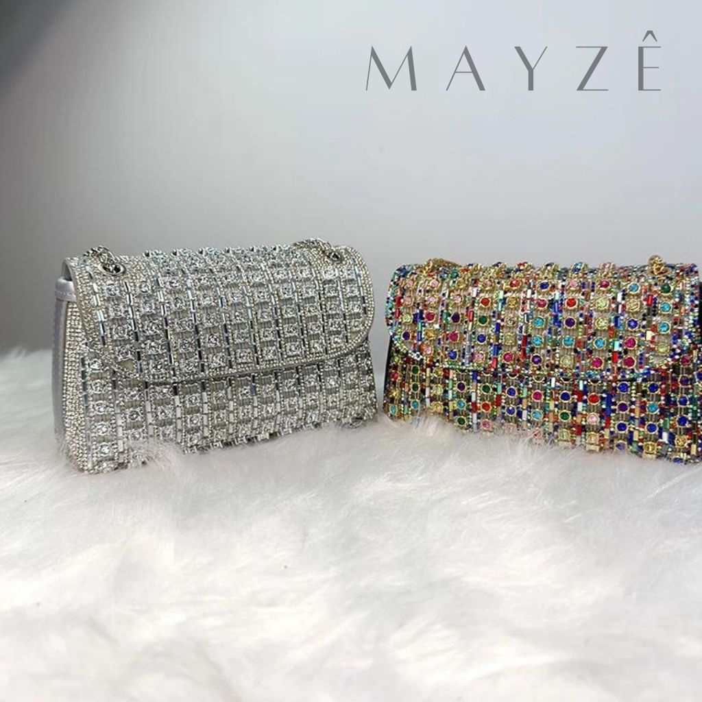 Loja Mayzê, Bolsa Denise, bolsa de festa, bolsa elegante, bolsa de luxo, bolsa brilhosa, bolsa de grife, bolsa elegante, bolsa feminina, bolsa em promoção, bolsa para casamento,  mayzê, mayze