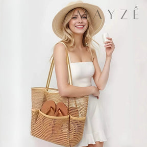 Bolsa de Praia Grande Janaína, Loja Mayzê, Bolsa Janaína, bolsa de palha, bolsa de verão, bolsa da moda, bolsa de praia, bolsa grande, bolsa espaçosa, bolsa tote bag, bolsa moda praia, loja mayze, bolsa em promoção, bolsa de verão, www.lojamayze.com.br,www.lojamayze.com