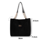 Bolsa Camurça Noir Tarsila,Loja Mayzê, Bolsa Noir Tarsila, bolsa grande, bolsa tote bag, bolsa espaçosa, bolsa feminina, tote bag, loja mayze, bolsa do dia a dia, Bolsa de Camurça, www.lojamayze.com.br, www.lojamayze.com