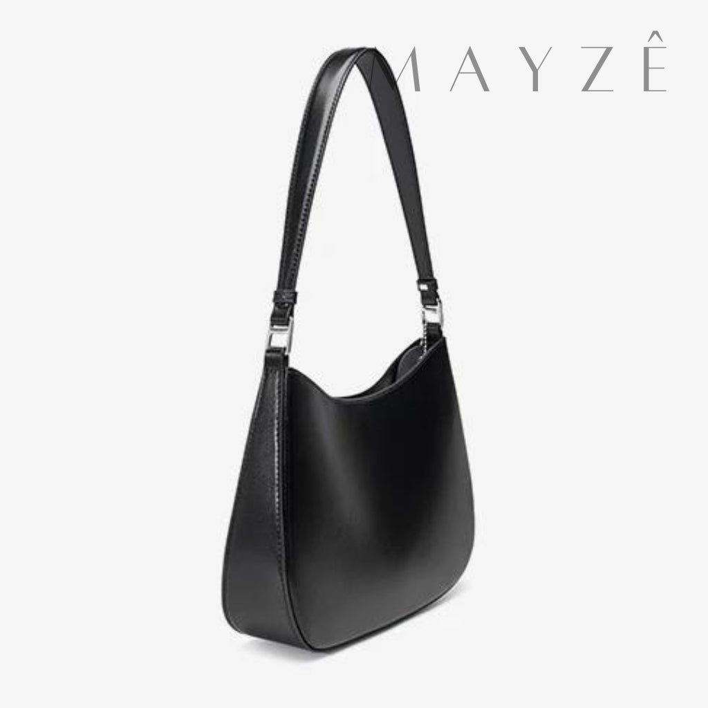 Loja Mayzê, Bolsa Couro Legítimo Hobo Serena, bolsa de couro genuíno, bolsa de couro de verdade, bolsa hobo, bolsa em alta, bolsa meialua, bolsa meia lua, blsa feminina, bolsa elegante, bolsa fashion, bolsa deombro, bolsa de braço, bolsa em promoção, mayzê, mayze