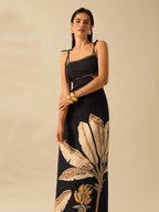 Vestido Boho Feminino Estampa Feuilles