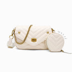 Bolsa Matelassê Tiracolo Flávia, Loja Mayzê, Bolsa Flávia, bolsa bonita, bolsa da moda, bolsa do dia a dia, bolsa de grife, bolsa com bolsinha, bolsa na promoção, loja mayze, lojamayze.com.br, lojamayze.com