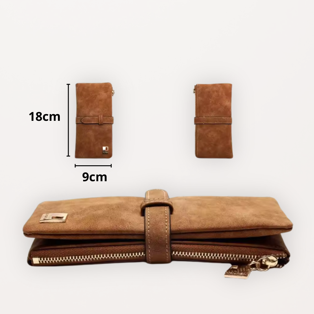 Carteira Feminina de Camurça Tarsila, carteira feminina, carteira de mulher elegante, loja mayzê, mayzê, www.lojamayze.com.br, www.lojamayze.com