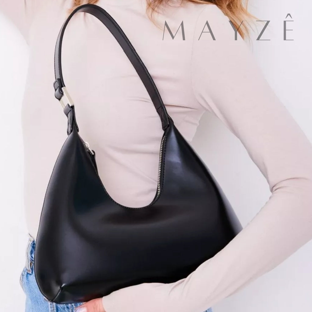 Loja Mayzê, Bolsa July, Bolsa Hobo, bolsa em alta, bolsa marrom, bolsa da moda, bolsa de festa, bolsa versátil, bolsa elegante, bolsa baguete, bolsa de ombro, bolsa em promoção, bolsa do tiktok, bolsa do instagram, bolsa do  facebook, bolsa preta, bolsa branca, bolsa café, mayzê, mayze