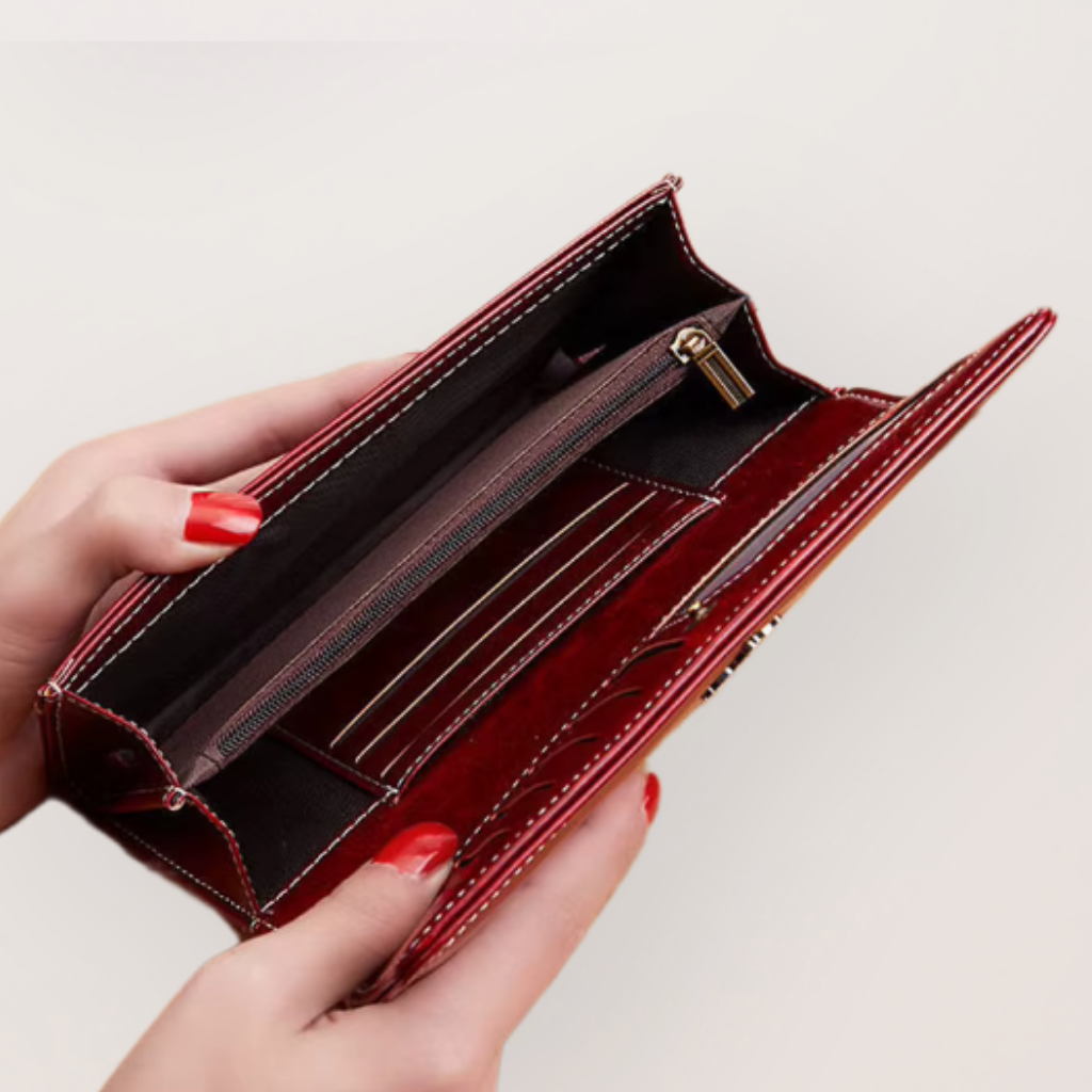 Carteira Laminada Marieta, carteira feminina, carteira de mulher elegante, loja mayzê, mayzê, www.lojamayze.com.br, www.lojamayze.com