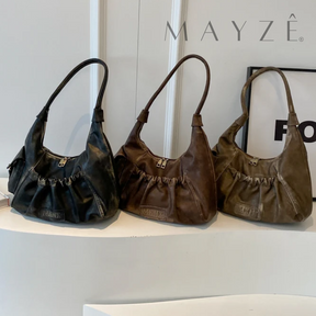 Bolsa Média de Ombro Feminina Mônica, Loja Mayzê, Bolsa Mônica, bolsa de couro, bolsa grande, bolsa tote, tote bag, bolsa de ombro, bolsa feminina, bolsa em promoção, bolsa em alta, mayzê, mayze