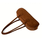 Bolsa Baguete Acamurçada Média Fantine, Loja Mayzê, camurça, bolsa de camurça mayze, lojamayze.com, lojamayze.com.br