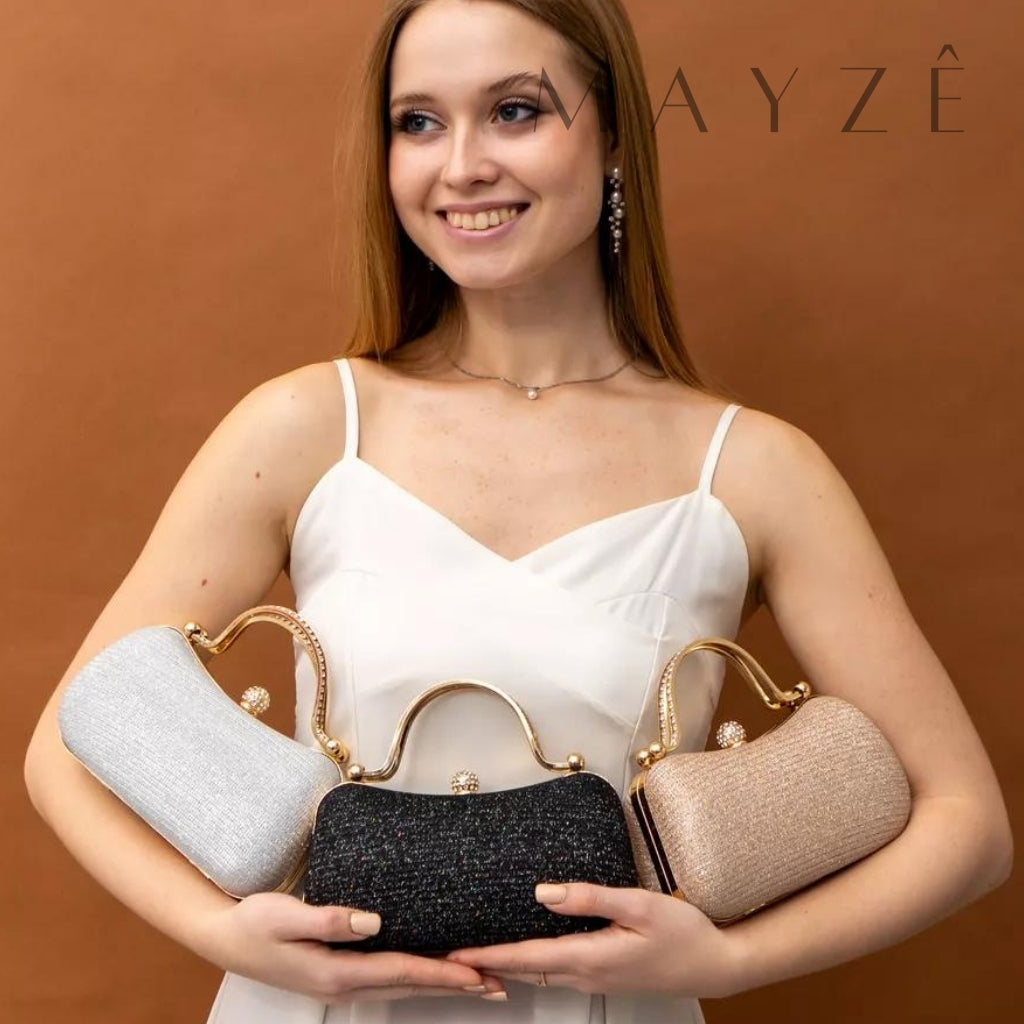 Loja Mayzê, Bolsa Liliana, bolsa de festa, bolsa de mão, bolsa elegante, bolsa chamativa, bolsa brilhosa, bolsa  charmosa, bolsa de casamento, bolsa em promoção, loja mayze