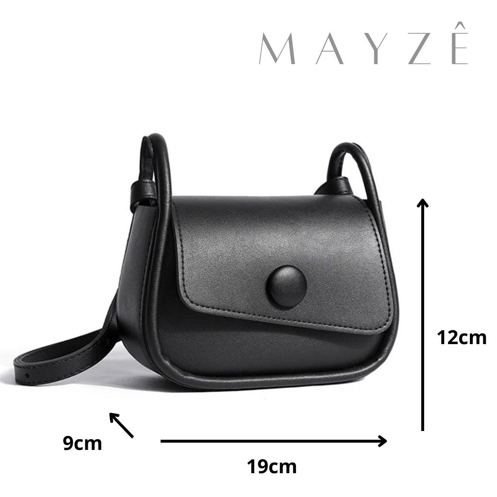 Loja Mayzê, Bolsa Olívia, Bolsa de couro, bolsa pequena, bolsa de ombro, bolsa versátil, bolsa da moda, bolsa feminina, bolsa de grife, bolsa de luxo, bolsa clean, bolsa em promoção, mayze