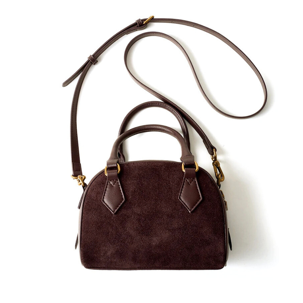 Bolsa Tiracolo Camurça Pequena Liana, Loja Mayzê, camurça, bolsa de camurça mayze, lojamayze.com, lojamayze.com.br