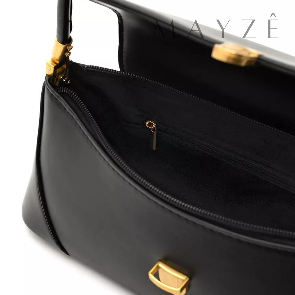 Loja Mayzê, Bolsa Débora, bolsa de grife, bolsa diferente, bolsa em alta, bolsa da moda, bolsa imponente, bolsa de festa, bolsa de mão, bolsa em promoção, bolsa de couro, bolsa baguete, mayzê, mayze