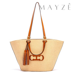 Bolsa Praia Grande Refinada Marisa, Loja Mayzê, Bolsa marisa, bolsa de palha, bolsa de verão, bolsa da moda, bolsa de praia, bolsa grande, bolsa espaçosa, bolsa tote bag, bolsa moda praia, loja mayze, bolsa em promoção, bolsa de verão, www.lojamayze.com.br,www.lojamayze.com