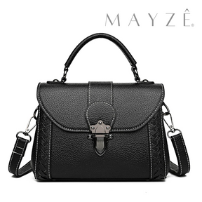 Bolsa Couro Legítimo Tiracolo Cátia, Loja Mayzê, Bolsa Cátia, bolsa de mão, bolsa de couro, bolsa feminina, bolsa crossbody, bolsa tiracolo, mayze