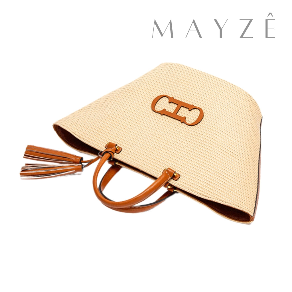 Bolsa Praia Grande Refinada Marisa, Loja Mayzê, Bolsa marisa, bolsa de palha, bolsa de verão, bolsa da moda, bolsa de praia, bolsa grande, bolsa espaçosa, bolsa tote bag, bolsa moda praia, loja mayze, bolsa em promoção, bolsa de verão, www.lojamayze.com.br,www.lojamayze.com