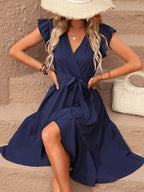 Vestido Curto Decote em V Fille, www.lojamayze.com, www.lojamayze.com.br