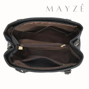 Loja Mayzê, Bolsa Ellen, Bolsa grande, bolsa espaçosa, bolsa elegante, bolsa de couro, bolsa feminina, bolsa tote bag, loja mayze