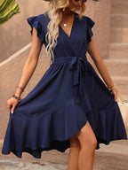 Vestido Curto Decote em V Fille, www.lojamayze.com, www.lojamayze.com.br