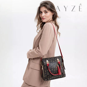 Bolsa Média Handbag Hanna, Loja Mayzê, Bolsa hanna, Bolsa grande, bolsa do dia a dia, bolsa de couro, bolsa feminina, bolsa de grife, loja mayze