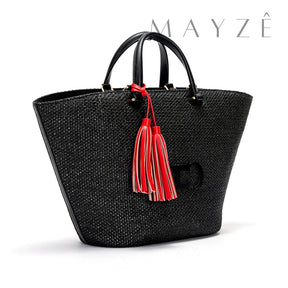 Bolsa Praia Grande Refinada Marisa, Loja Mayzê, Bolsa marisa, bolsa de palha, bolsa de verão, bolsa da moda, bolsa de praia, bolsa grande, bolsa espaçosa, bolsa tote bag, bolsa moda praia, loja mayze, bolsa em promoção, bolsa de verão, www.lojamayze.com.br,www.lojamayze.com