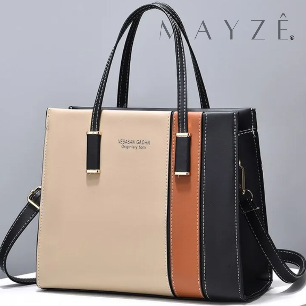 Loja Mayzê, Bolsa Antonella, bolsa grande, bolsa feminina, bolsa espaçosa, bolsa para o dia a dia, bolsa elegante, bolsa em promoção