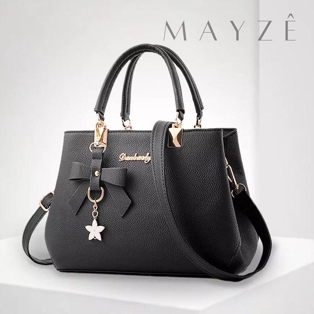 Bolsa Média Tote Feminina Juliette, Loja Mayzê, Bolsa Juliette, bolsa feminina, bolsa grande, bolsa espaçosa, bolsa de couro, bolsa elegante, bolsa de ombro, bolsa tiracolo, loja mayze